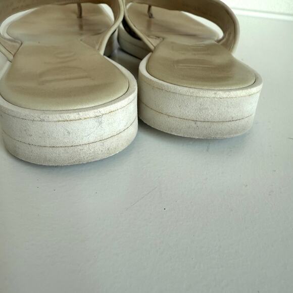 Christian Dior Trotter Monogram Flip Flop Sandals 2005 Logo Brown 36.5 - Picture 4 of 9